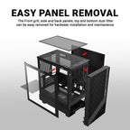 Ant Esports Chassis 205 MINI 6F Black ( Chassis Without Power Supply )