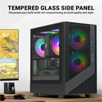 Ant Esports Chassis 205 MINI 6F Black ( Chassis Without Power Supply )