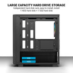 Ant Esports Chassis 205 MINI 6F Black ( Chassis Without Power Supply )