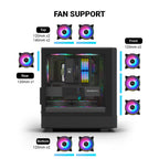 Ant Esports Chassis 205 MINI 6F Black ( Chassis Without Power Supply )