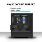 Ant Esports Chassis 205 MINI 6F Black ( Chassis Without Power Supply )