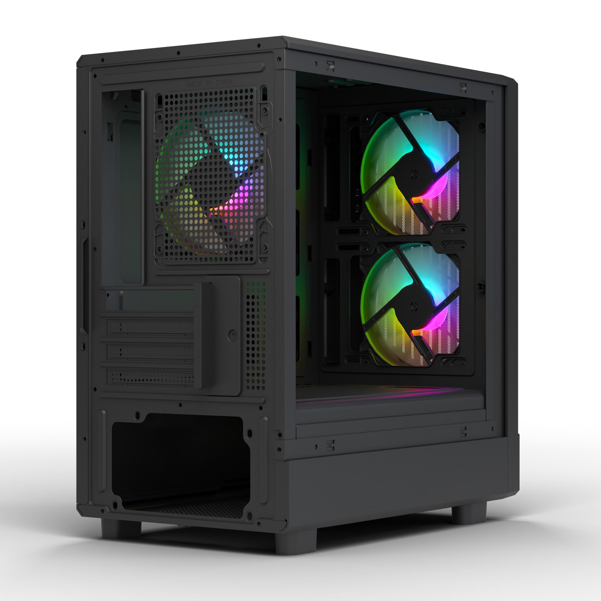 Ant Esports Chassis 205 MINI 6F Black ( Chassis Without Power Supply )