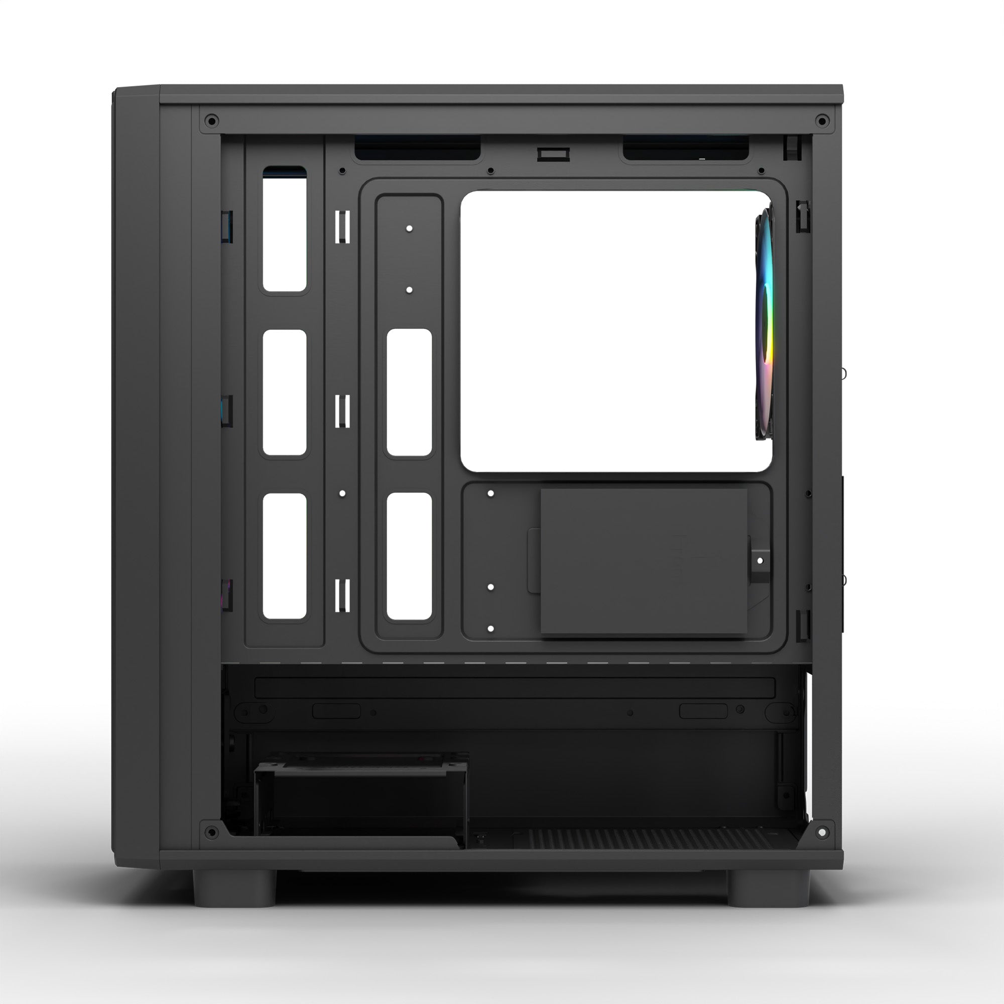 Ant Esports Chassis 205 MINI 6F Black ( Chassis Without Power Supply )