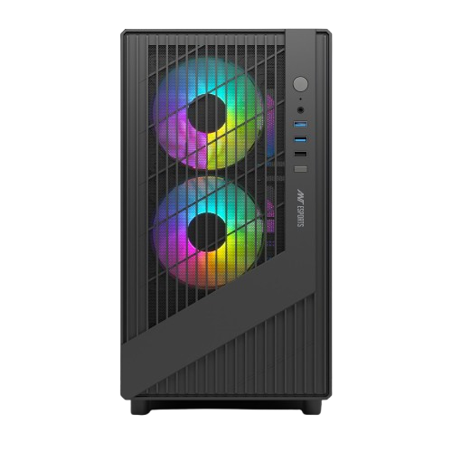Ant Esports Chassis 205 MINI 6F Black ( Chassis Without Power Supply )