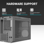 Ant Esports Chassis BOX C AIR -Gray ( Chassis Without Power Supply )