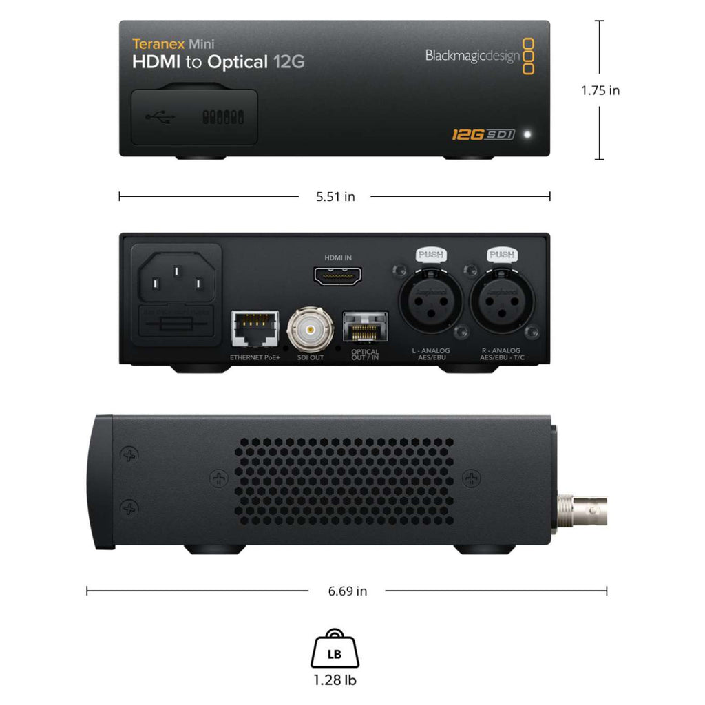 Teranex Mini HDMI To Optical 12G