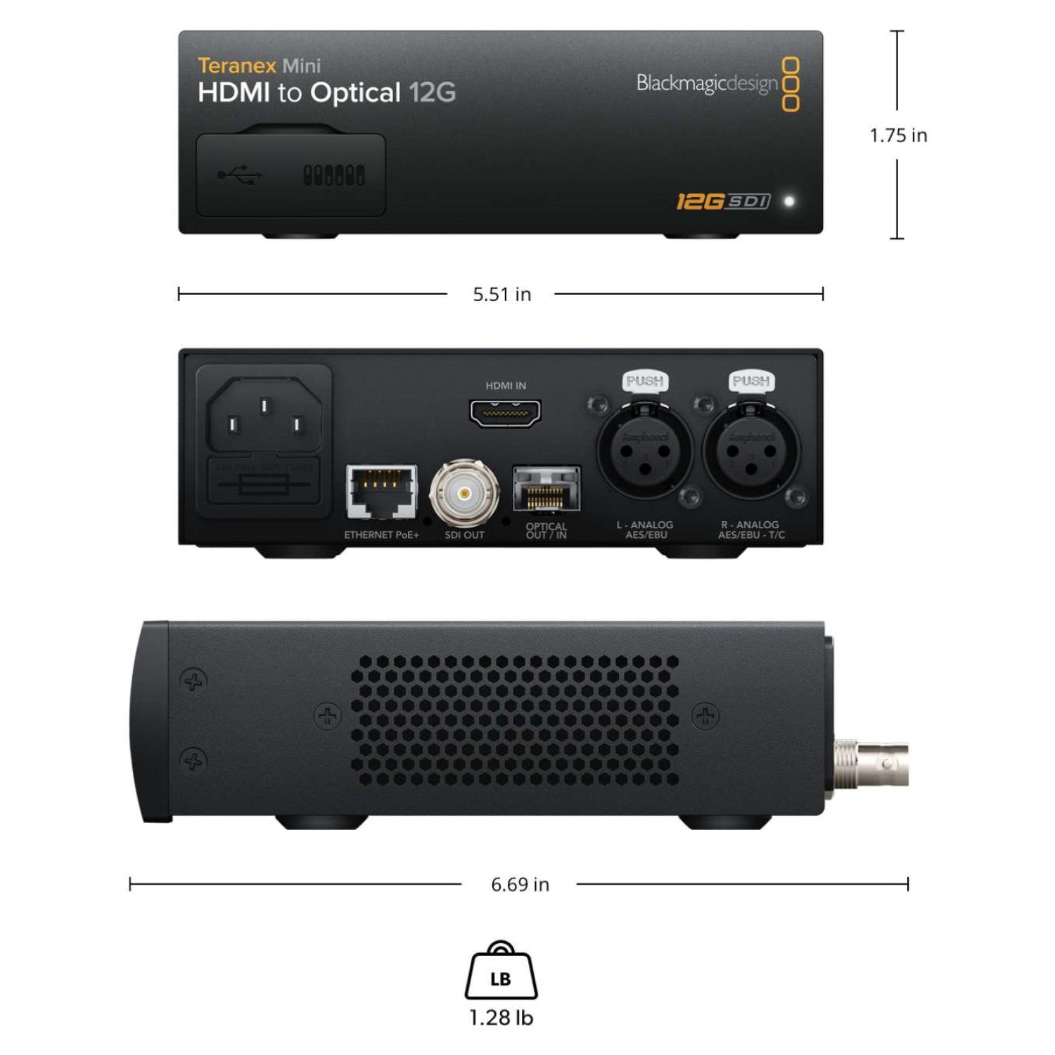 Teranex Mini HDMI To Optical 12G