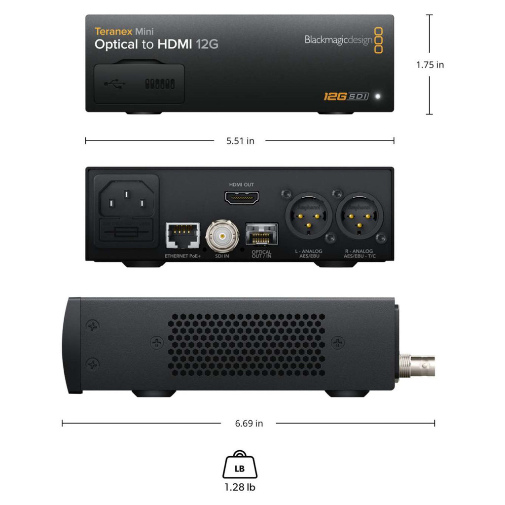 Teranex Mini Optical To HDMI 12G