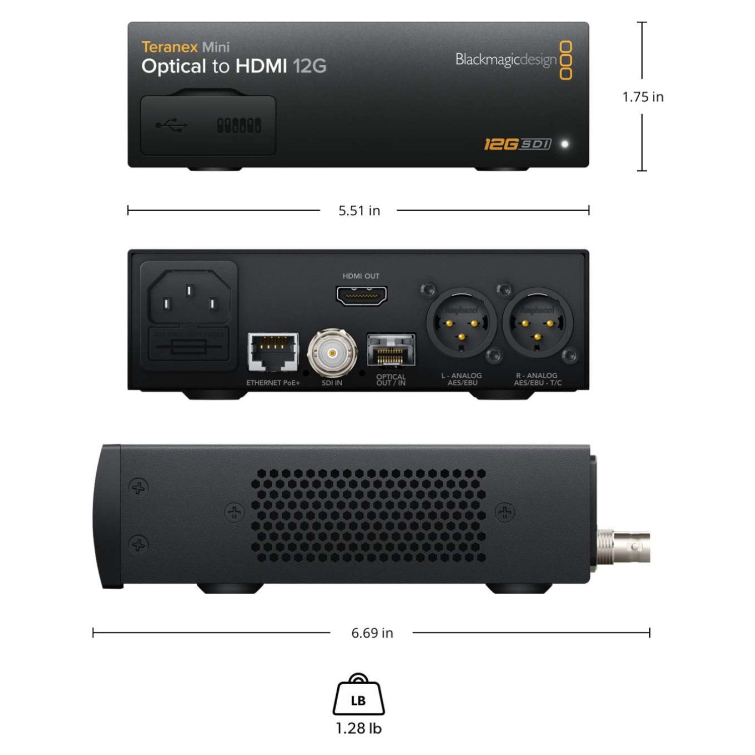 Teranex Mini Optical To HDMI 12G