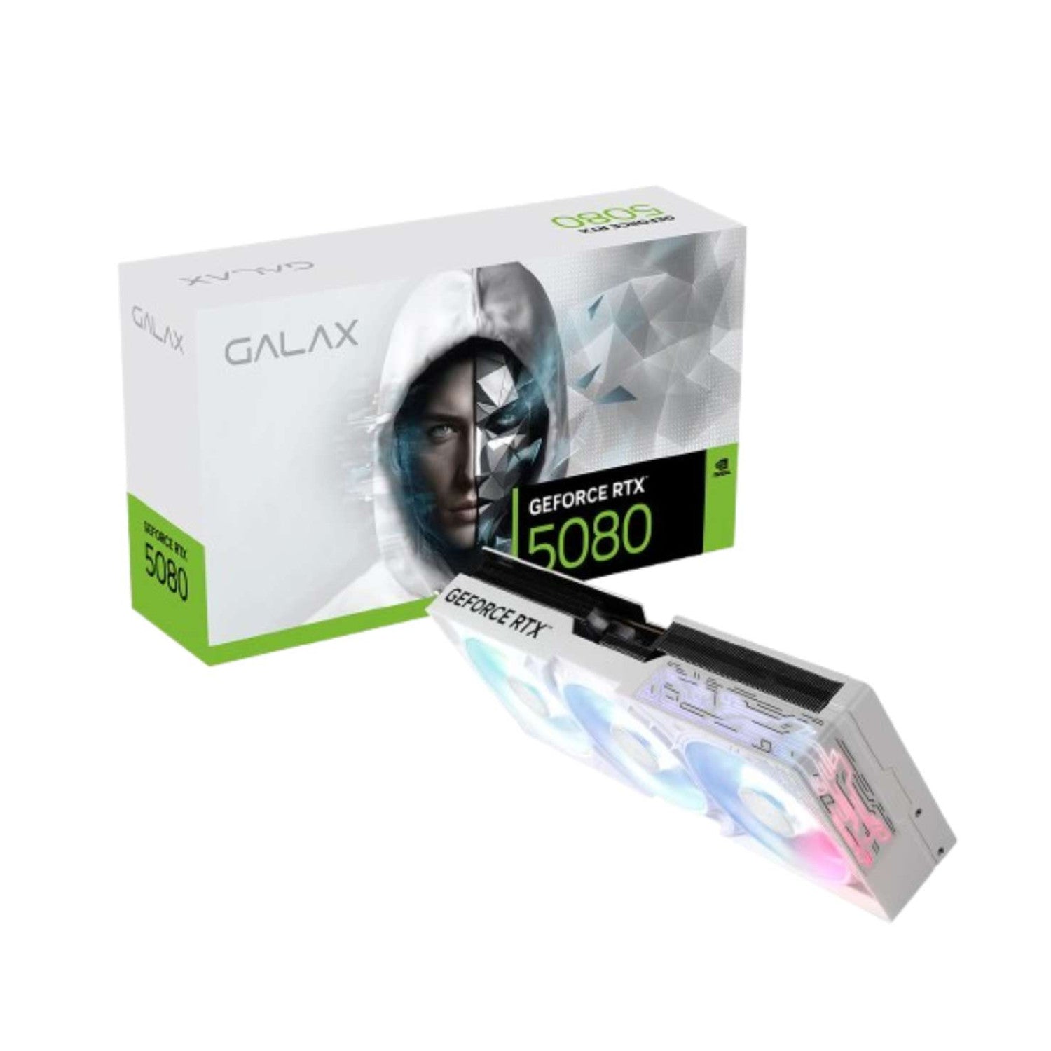 RTX 5080 16GB D7 Galax 1 Click OC White