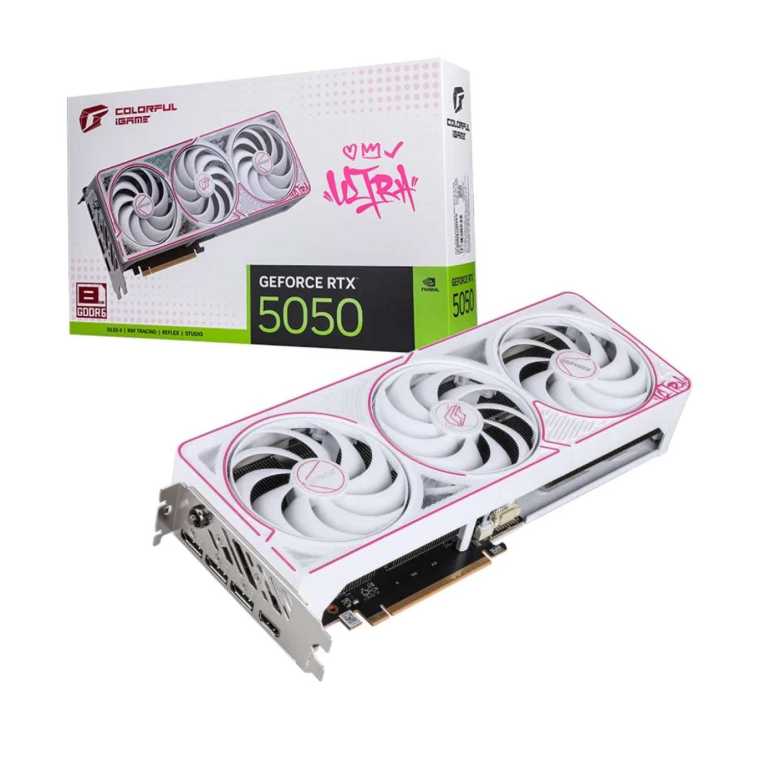 RTX 5050 8GB D7 COLORFUL IGAME ULTRA WHITE OC