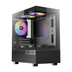 Antec CX200M RGB Elite Mini Tower PC Case Black At Pakshal Impex. Features Full-view Tempered Glass, RGB Lighting, Water Cooling Support, 5 Fan Capacity, And Micro-ATX Compatibility For Gaming Builds.