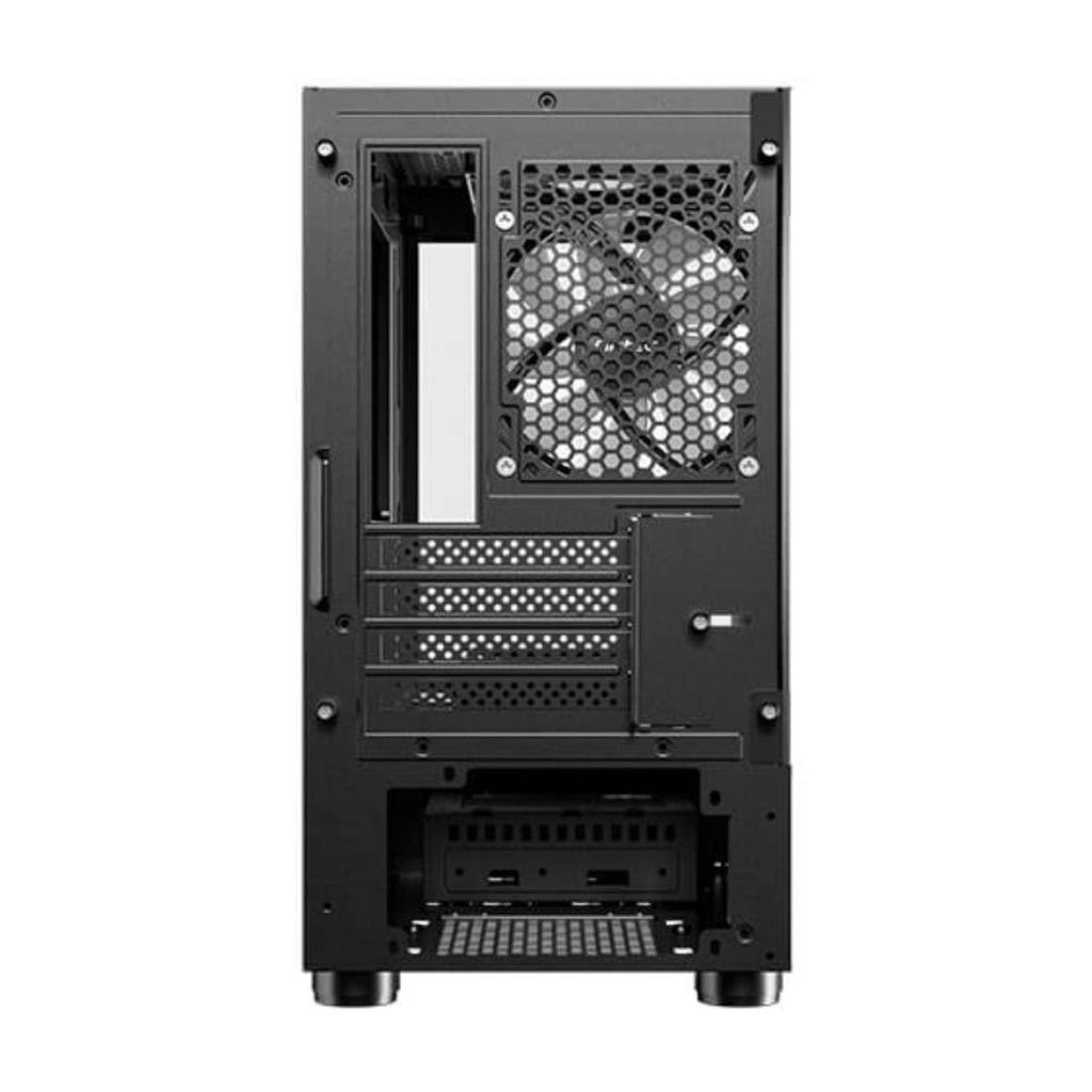 Antec CX200M RGB Elite Mini Tower PC Case Black At Pakshal Impex. Features Full-view Tempered Glass, RGB Lighting, Water Cooling Support, 5 Fan Capacity, And Micro-ATX Compatibility For Gaming Builds.