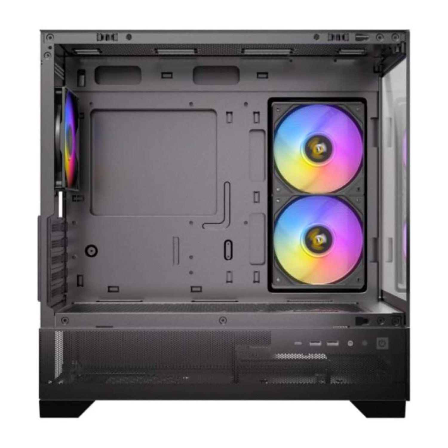 Antec CX500M RGB Mid Tower PC Case Black 270 Degree Panoramic Tempered Glass MATX