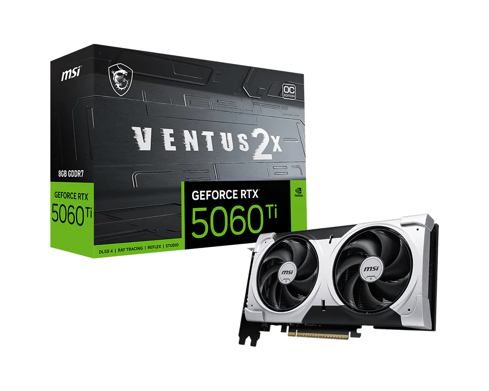 GeForce RTX 5060 Ti 8G VENTUS 2X PLUS