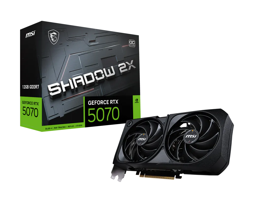 MSI GeForce RTX 5070 12G SHADOW 2X OC