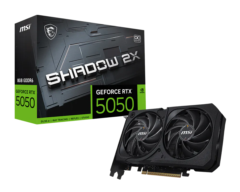 MSI GeForce RTX 5050 8G SHADOW 2X OC