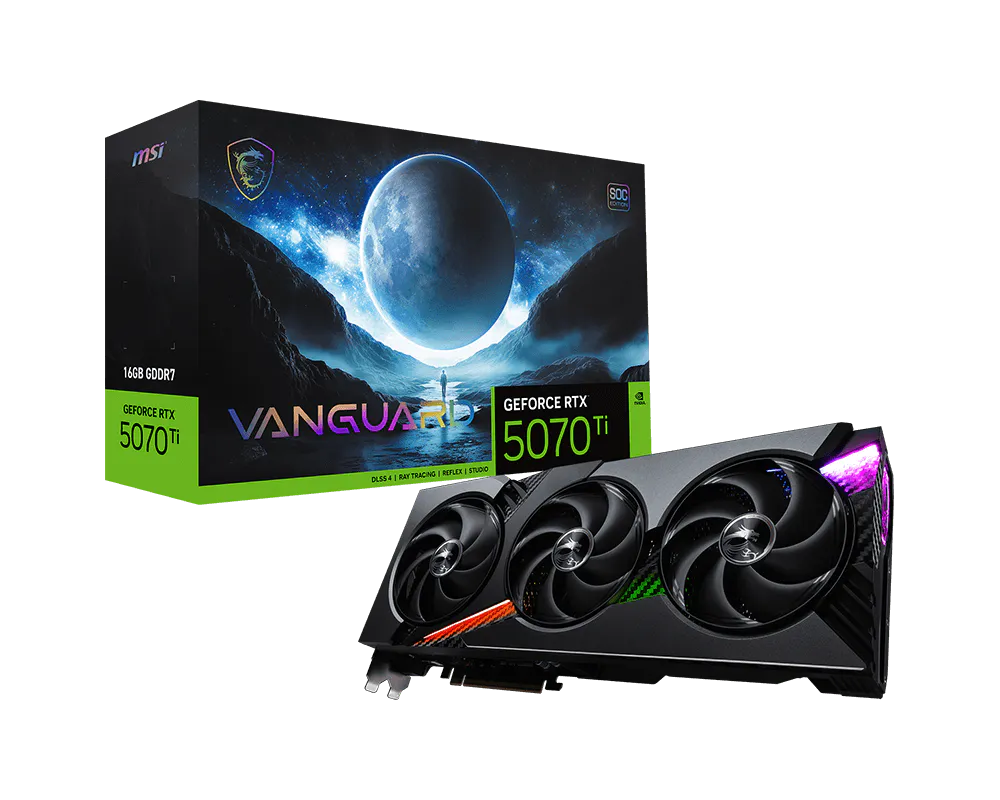 MSI GeForce RTX 5070 Ti 16G VANGUARD SOC