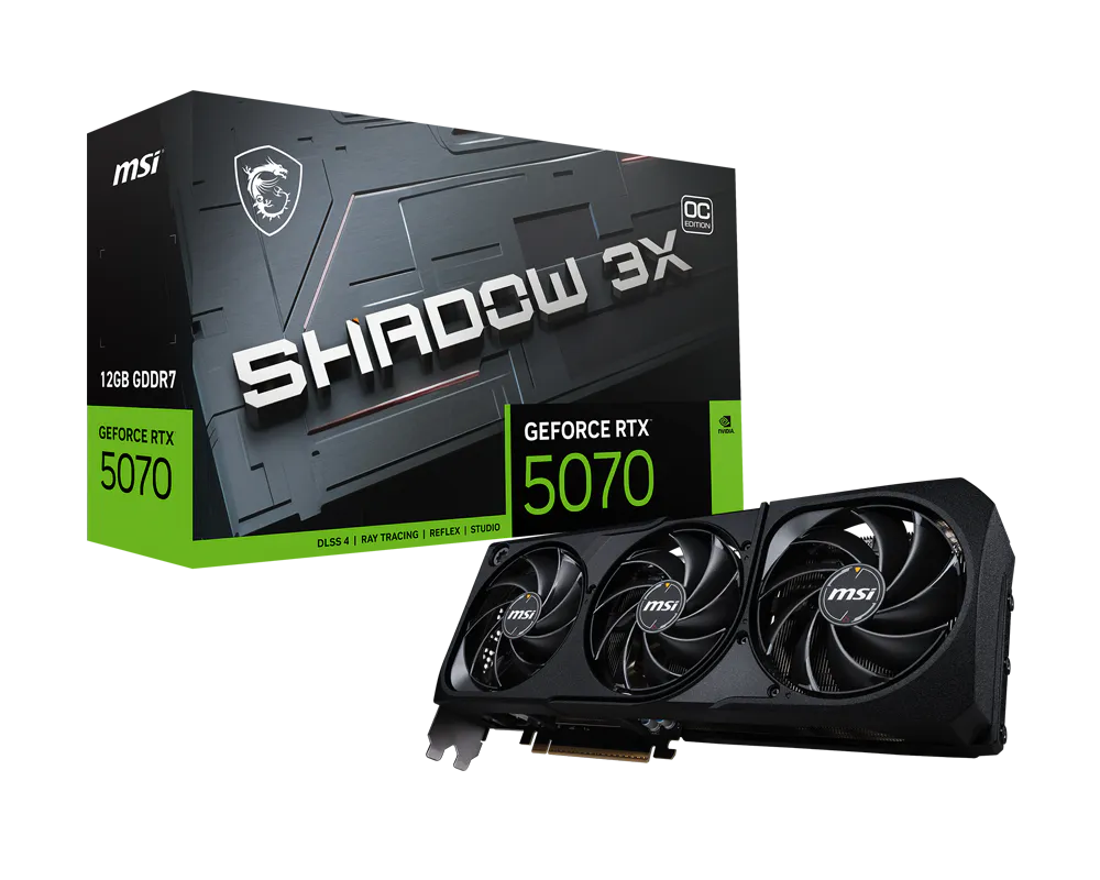 MSI GeForce RTX 5070 12G SHADOW 3X OC