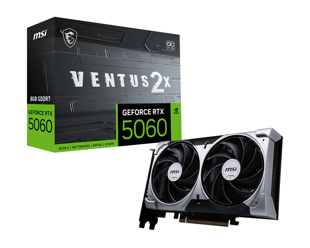 MSI GeForce RTX 5060 8G VENTUS 2X OC