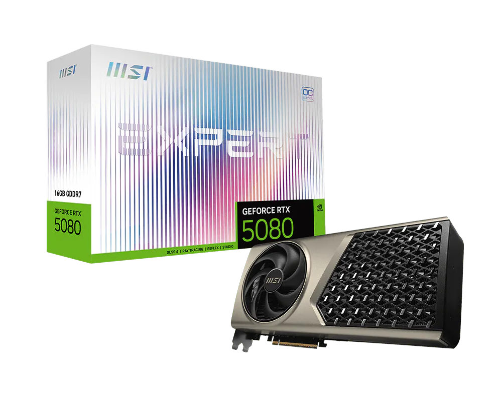 MSI GeForce RTX 5080 16G EXPERT OC