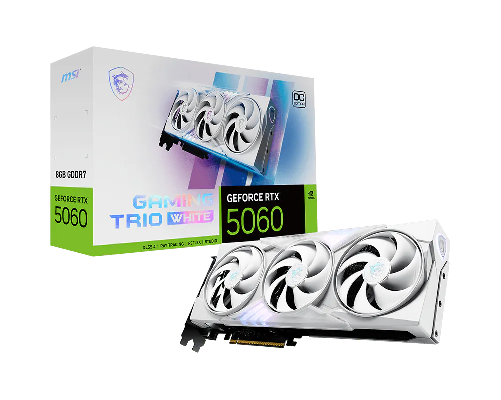 MSI GeForce RTX 5060 8G GAMING TRIO OC White