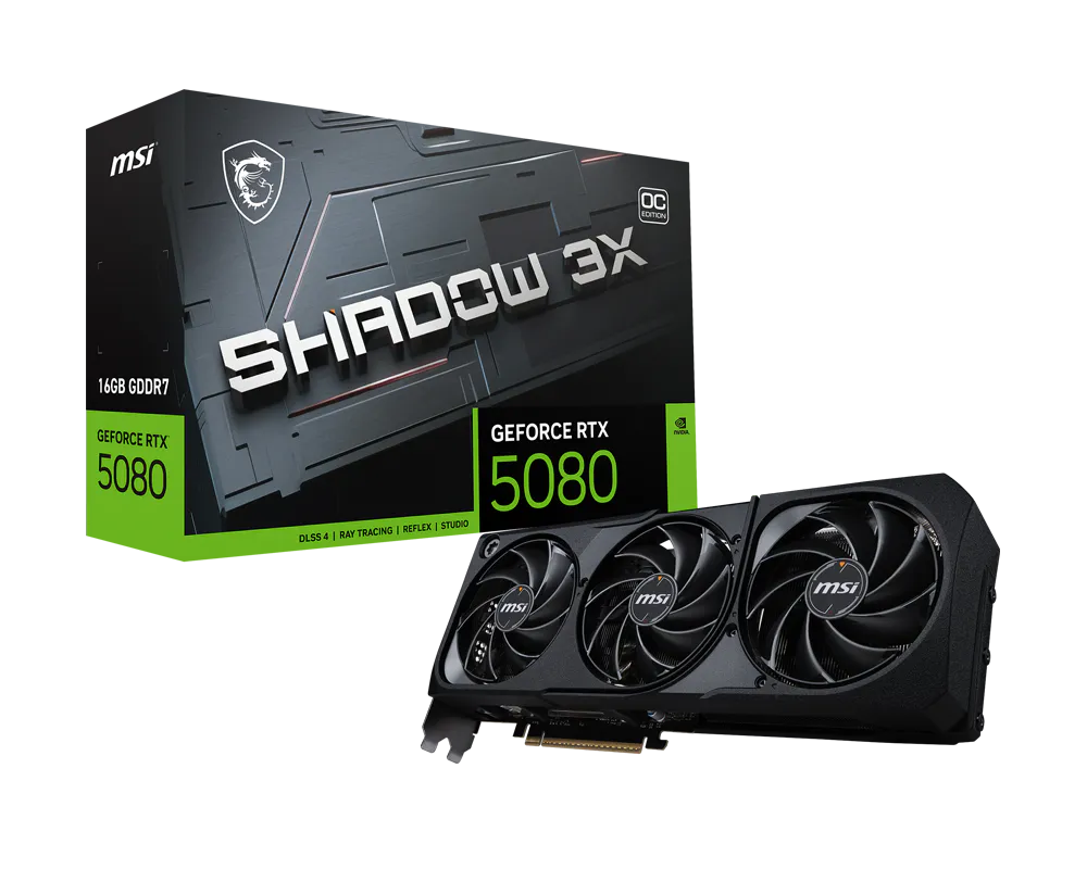 GeForce RTX 5080 16G SHADOW 3X OC