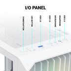 Ant Esports Chassis 205 MINI 6F - White ( Chassis Without Power Supply)
