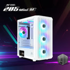 Ant Esports Chassis 205 MINI 6F - White ( Chassis Without Power Supply)