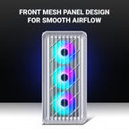 Ant Esports Chassis 205 MINI 6F - White ( Chassis Without Power Supply)