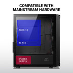 Ant Esports Chassis 205 MINI 6F Black ( Chassis Without Power Supply )