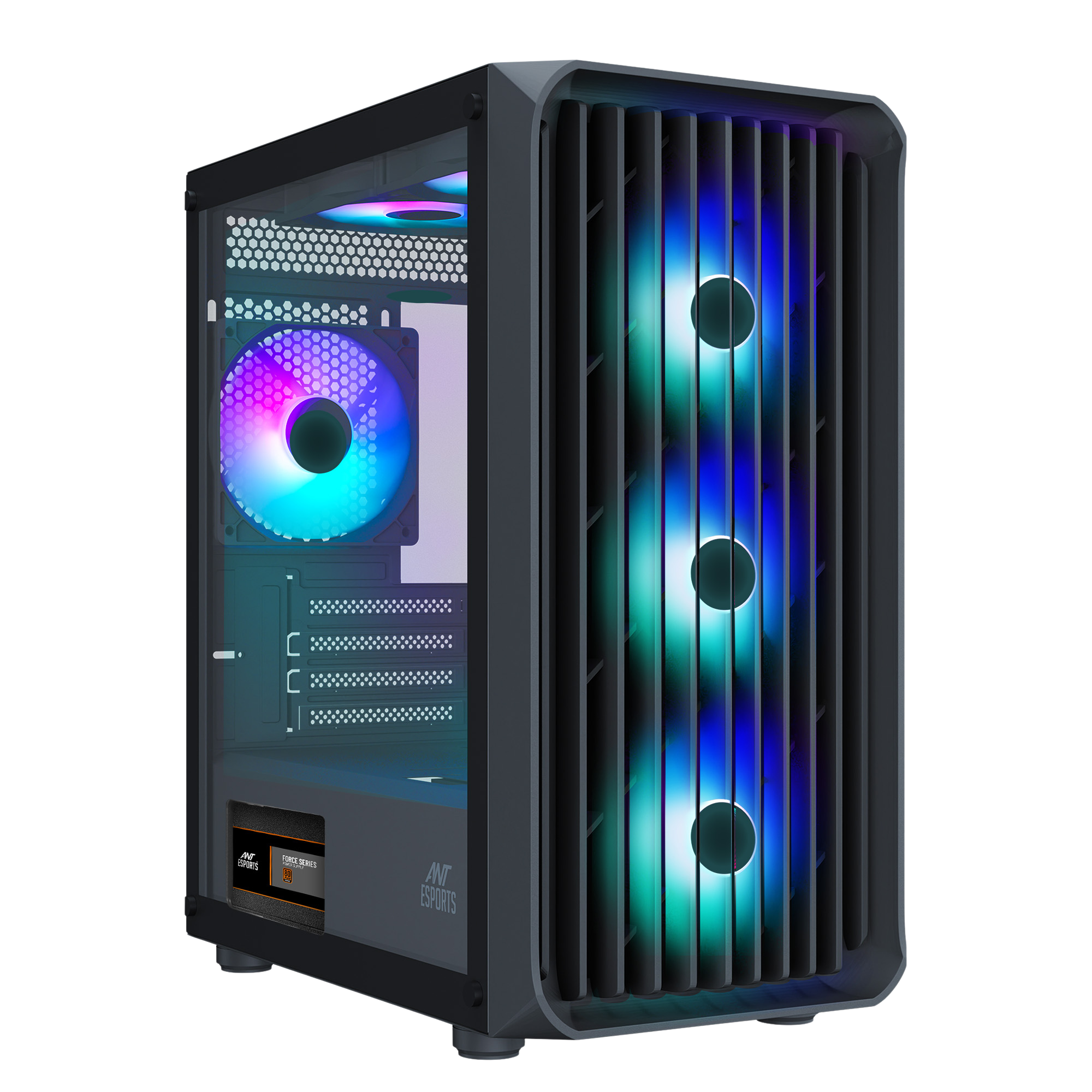 Ant Esports Chassis 205 MINI 6F Black ( Chassis Without Power Supply )