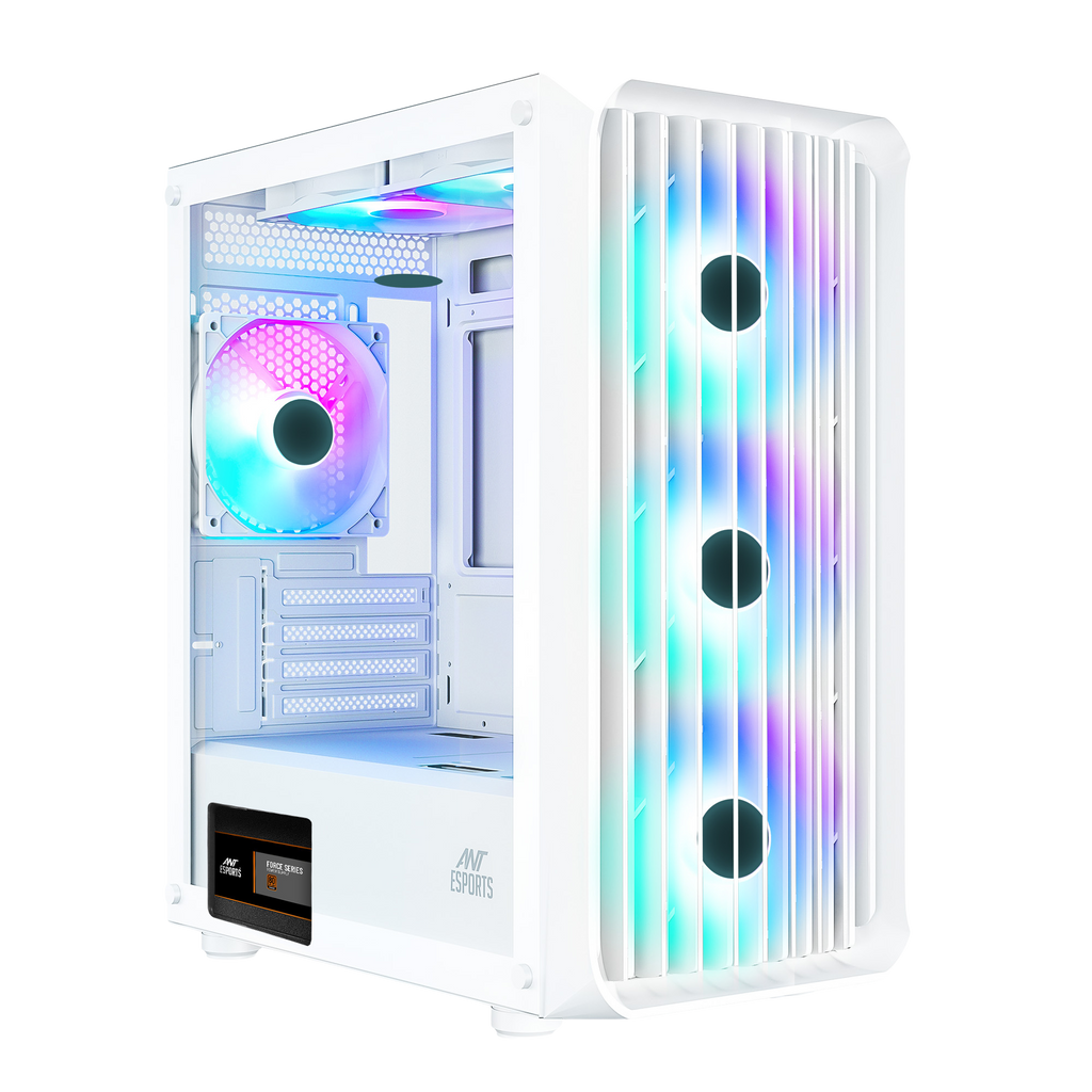 Ant Esports Chassis 205 MINI 6F - White ( Chassis Without Power Supply)
