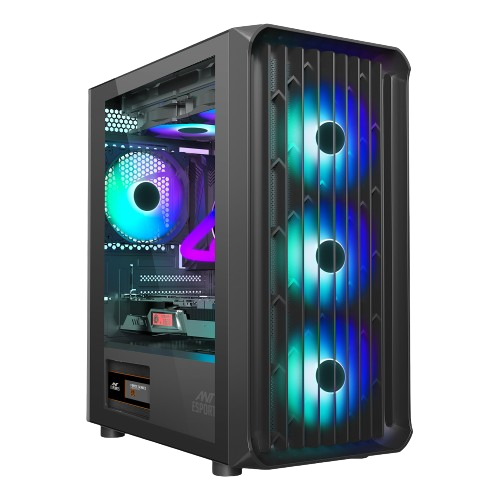 Ant Esports Chassis 205 Air Black ( Chassis Without Power Supply )