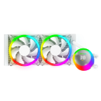 Ant Esports ICE Chroma 240mm ARGB AM5/LGA1851 White AIO Liquid Cooler