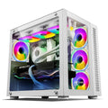 Ant Esports Chassis Crystal X3 LCD -White ( Chassis Without Power Supply )