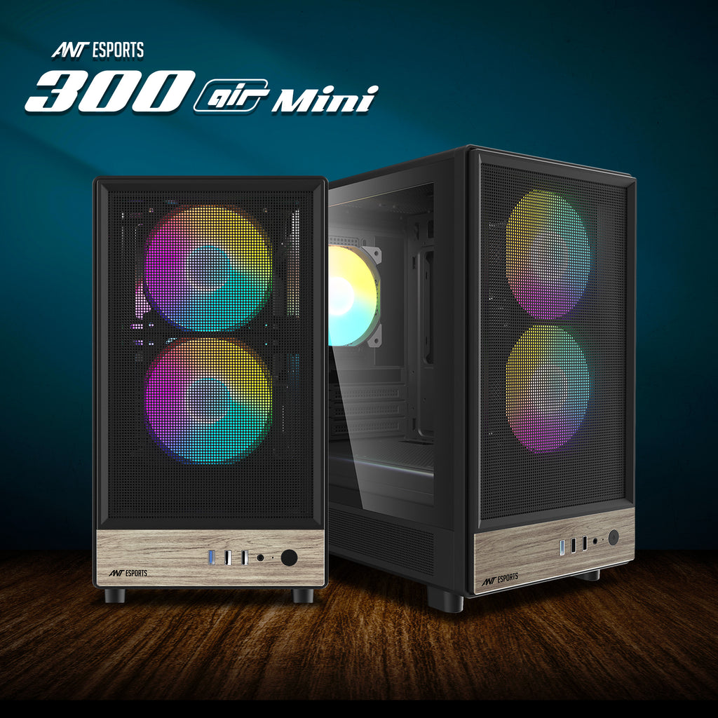 Ant Esports Chassis 300 Air Mini Black ( Chassis Without PSU )