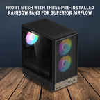 Ant Esports Chassis 300 Air Mini Black ( Chassis Without PSU )