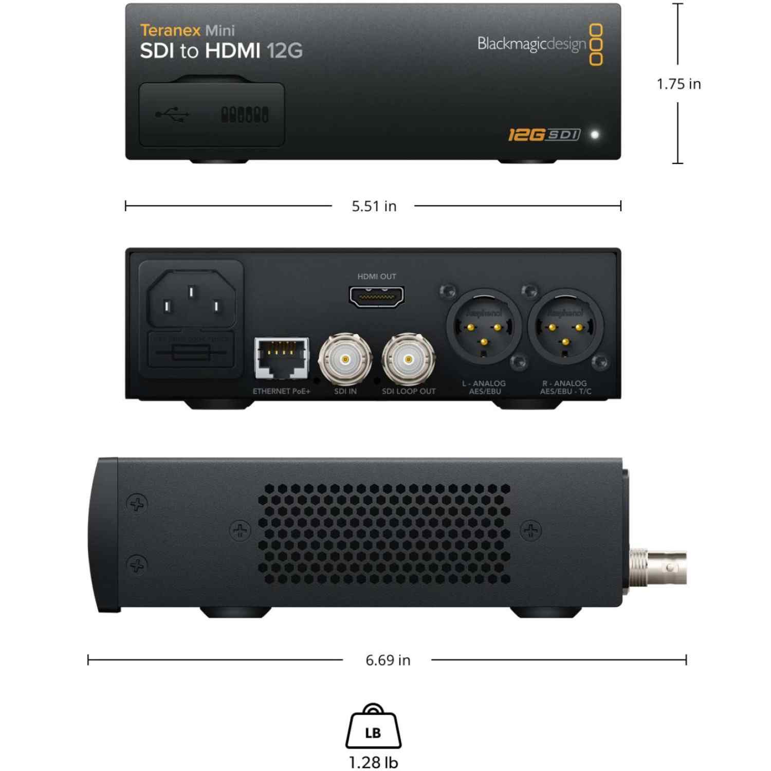 Teranax Mini-Hdmi To Sdi 12G