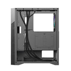 Ant Esports Chassis ICE 270G 6F with Glass Front Panel & 6 Fan - Black ( Chassis Without Power Supply )