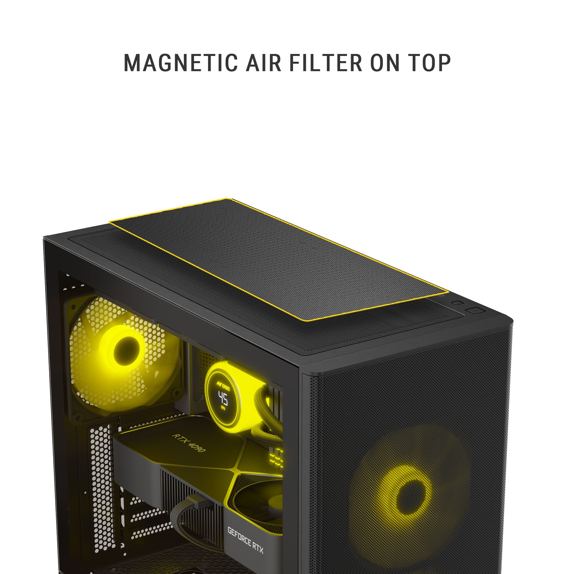 Ant Esports Chassis 511 Air 5F - Black ( Chassis Without Power Supply )