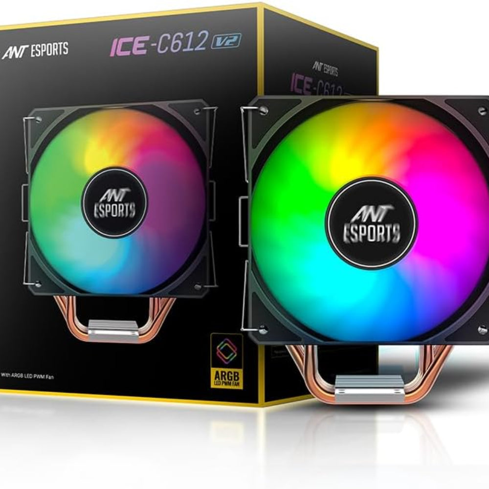 Ant Esports Sciflow 3x120mm ARGB Black Case Fan Kit
