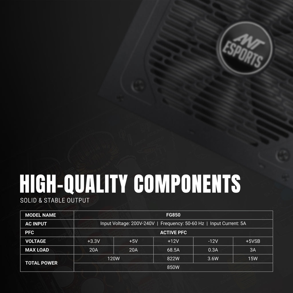 Ant Esports PSU FG850 Gold (R-41258563)