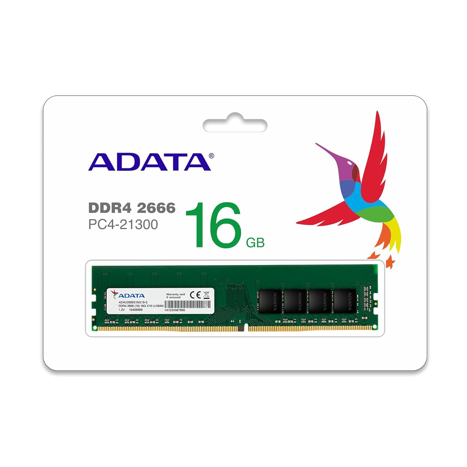 ADATA 16GB DDR4 2666MHz Desktop RAM Memory