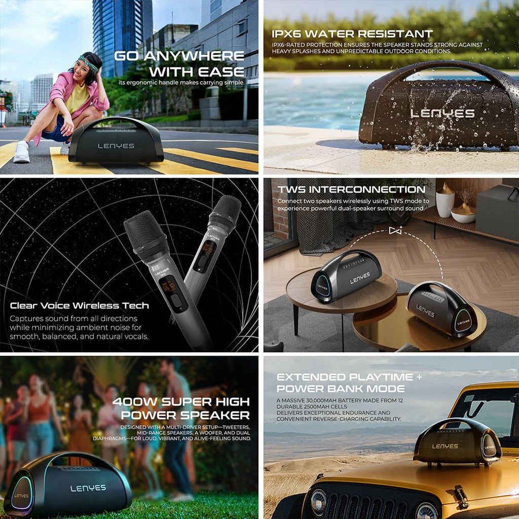 LENYES S873 400W BoomBox