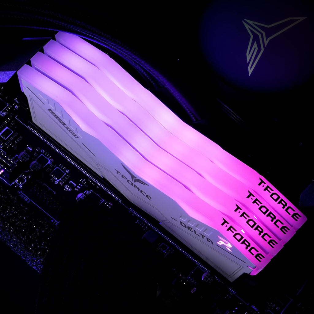 TeamGroup T-Force Delta RGB 2x16GB 7200MHz  White 32GB DDR5