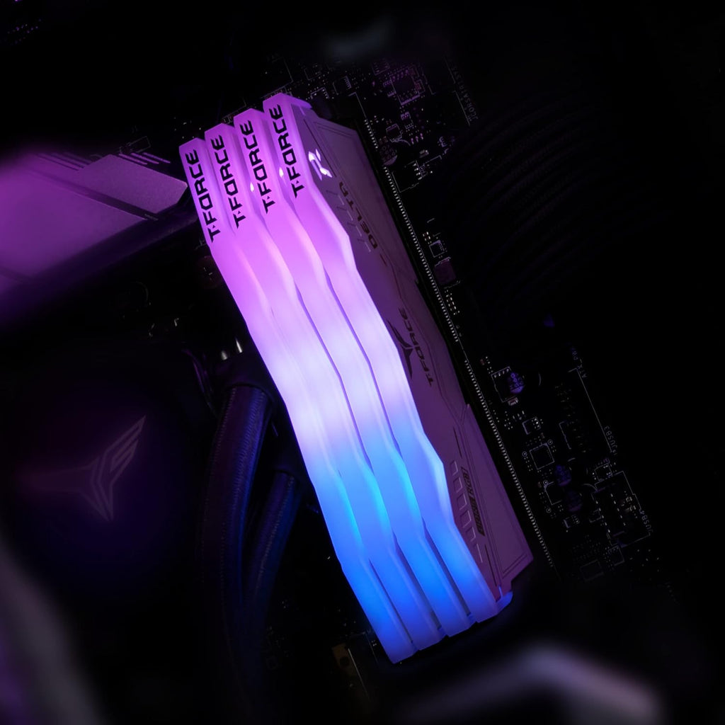 TeamGroup T-Force Delta RGB 2x16GB 7200MHz  White 32GB DDR5