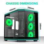 Ant Esports Chassis CRYSTAL X11 ( Chassis Without PSU )