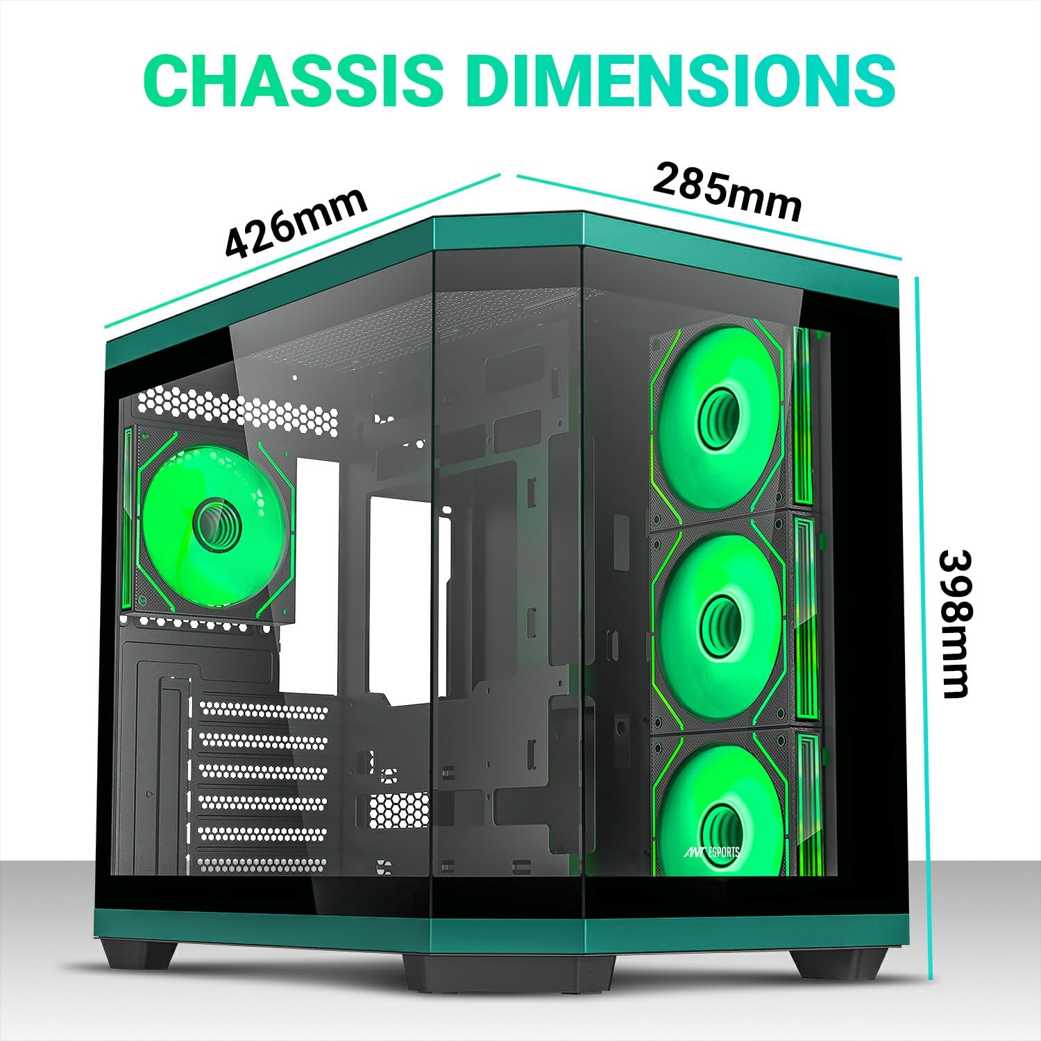 Ant Esports Chassis CRYSTAL X11 ( Chassis Without PSU )
