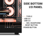 Ant Esports Chassis Crystal X6 -Black ( Chassis Without Power Supply )